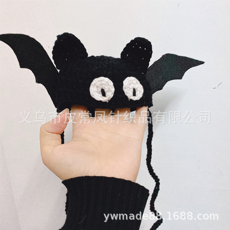 亚马逊新款宠物帽猫咪狗狗配饰搞怪小鸡小蝙蝠帽子萌宠装饰批发