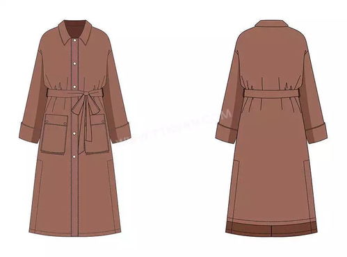 企业服装设计 工业款式图 正背面 绘制步骤教程